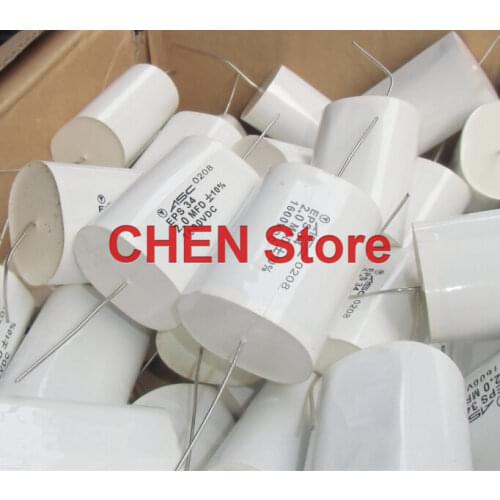 2PCS ASC EPS34 2UF 1600V Axial capacitor Copper foot IGBT 2UF/1600V absorption electrodeless capacitance replace 2.2uf 2.0mfd