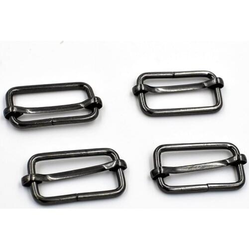 20 pieces/lot) iron wire. Circle. Square circle. Ms. bag accessories. Metal adjustment buckle. Luggage strap buckle