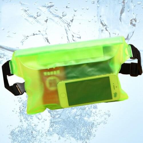 3 Layers Waterproof Sealing Drift Diving Swimming Waist Bag Skiing Snowboard Underwater Dry Shoulder Bag For Phone