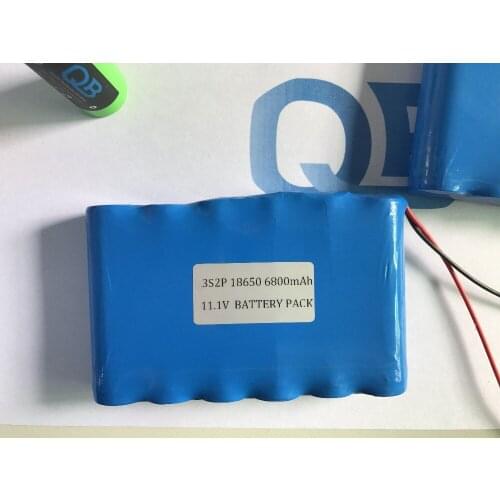 3S2P 18650 11.1V 4400mah 5200mah 6000mah 6200mah 6400mah 6800mah 7000mAh for 18650 battery pack