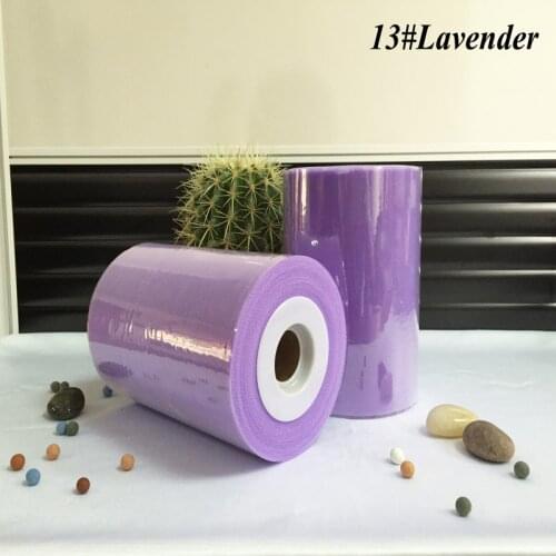 5 Colors Purple 6inch 100Yards Nylon Tulle Rolls