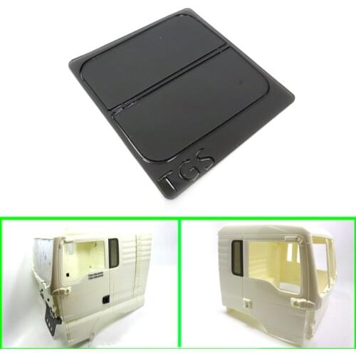 Side Small Window Glass for 1/14 Tamiya RC Truck Trailer tipper MAN TGX TGS Car Diy Parts