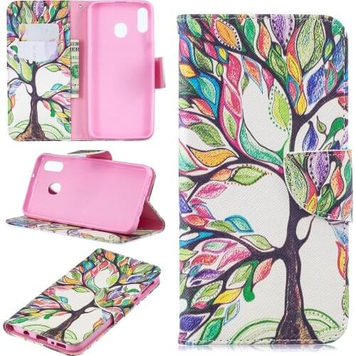 Wallet Case for coque Samsung Galaxy M20 SM-M205F/DS /S10e S10 Plus M30 M10 A20 A30 A50 A70 Case Cover Etui Telefoon Hoesjes