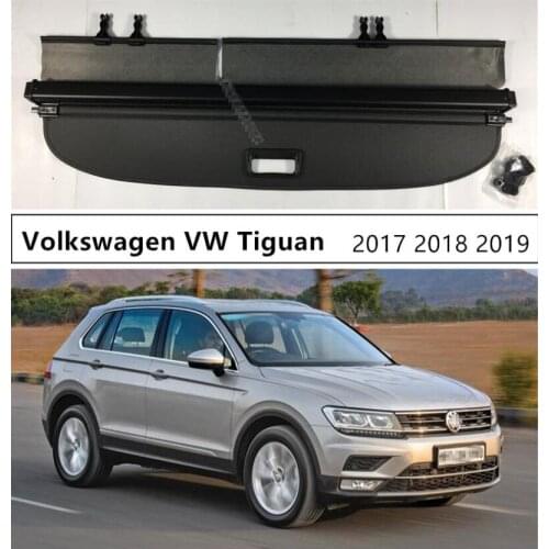 For Volkswagen VW Tiguan 2017 2018 2019 Rear Trunk Cargo Cover Security Shield High Qualit Auto Accessories Black Beige