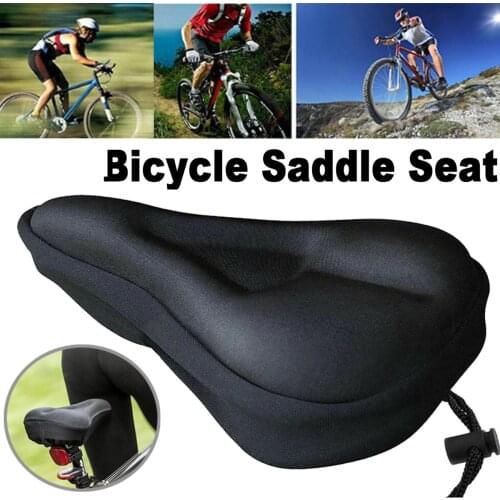 11 X 7 Inch Breathable Bicycle Saddle Seat Soft Thickened Mountain Bike Bicycle Seat Cushion Cycling Gel Pad Cushion Cover