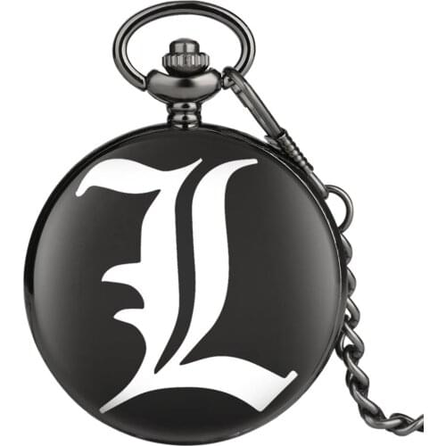 Fob Death Note Pocket Watch for Men Deathnote reloj hombre Pendant Watches for Women Customize Logo Neckalce Clock Police Watch