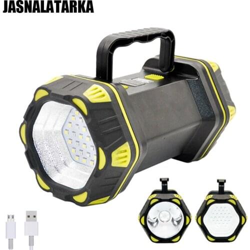 10000Lumens Flashlight USB Recharge Ultra Light Searchlight Camping Fishing Torch 8 Modes Outdoor Flashlight With COB Side Light