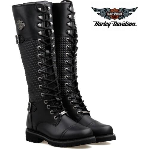Женские высокие ботинки Harley Davidson China At AliExpress