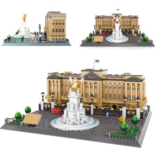 1695PCS London Buckingham Palace World Famous Architecture Building Blocks DIY City Street View Bricks Toys for Children Gifts