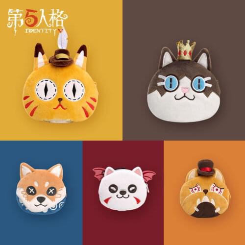 Anime Identity V Cosplay Coin/change Purse Wallets Makeup Bag Wick/mr Whiskers/alexander/shiba Inu Lost Dog Kids Gift