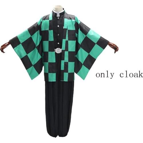 2020 Halloween Cosplay Cloak Demon Slayer Kamado Tanjirou Agatsuma Zenitsu Kanroji Mitsur Cosplay Costume Robe