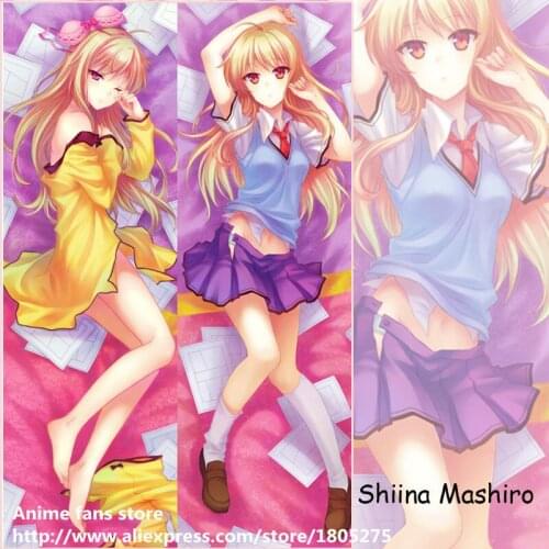 Cool Anime Pillowcase sakura sou no pet na kanojo Shiina Mashiro Cute pillow case decorative Hugging Body