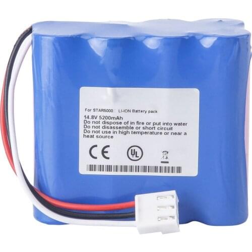 Best 5200mAH New Vital Signs Monitor battery for COMEN STAR-5000 STAR-5000C STAR-5000E 022-00052-00 JHT-99E-00 HYLB-1011