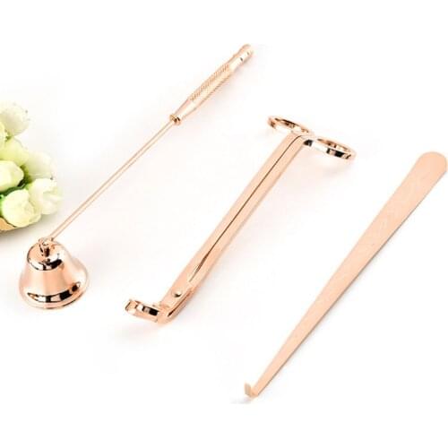 4 Pcs Candle Accessory Set Snuffer Wick Trimmer Dipper Storage Tray Plate Extinguish Scissor Cutter Tools