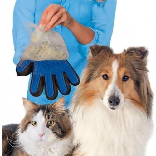 New Cat Grooming Glove for Cats Wool Glove Pet Hair Deshedding Brush Comb Glove for Pet Dog Cleaning Massage Glove