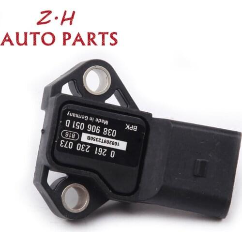 NEW Turbocharger Boost Sensor Pressure Sensor 038 906 051 D For VW Golf Jetta MK5 MK6 Passat B5 B6 EOS AUDI 1.8T 2.0T