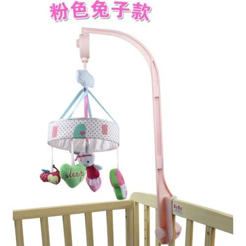 The New Baby Bell Music Toys Newborn Rabbits Rotating Bed Toy Baby Educational Toys Two Color