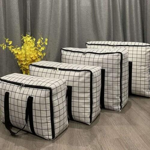 Large Underbed Quilt Storage Bags Household Wardrobe Clothes Organizer Portable Luggage Bags Folding Closet Organizer 4 Sizes