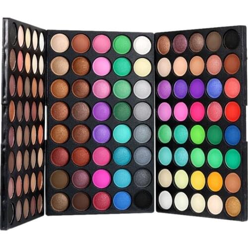 Professional Makeup Eyeshadow Palette Eye Shadow Cosmetic Powder,Waterproof and Long Lasting for Women, 120 Colors