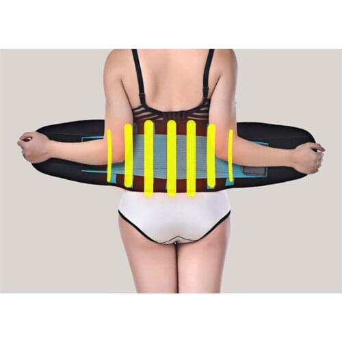 S M L XL XXL Waist Support Belt Back Waist Trimmer Belt Gym Train Waist Protector Weight Loss Sports Muscle Compression Shaper