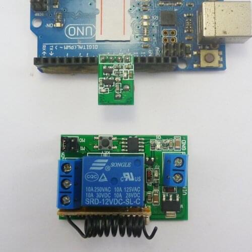 Dc12v 433m Uart Relay Remote Control Wireless Controller Kit Uno Mega2560 Replacement Pt2262 Remote Control Key