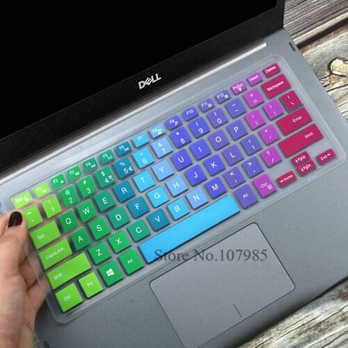 Silicone keyboard cover skin For DELL XPS 15 XPS15-9550 9560 9570 15MF Pro 5578 7558 7568 7569 7572 15W/WR Vostro 15 5568 7568