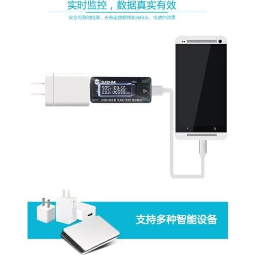 SUNSHINE SS-302A Digital display USB Tester Charge Power Meter Voltmeter Current Voltage Charger Capacity Tester
