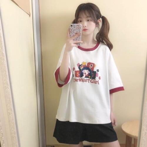 Shirts for women woman tshirts graphic tee 2020 women fashion clothing embroidery all neon store clothes