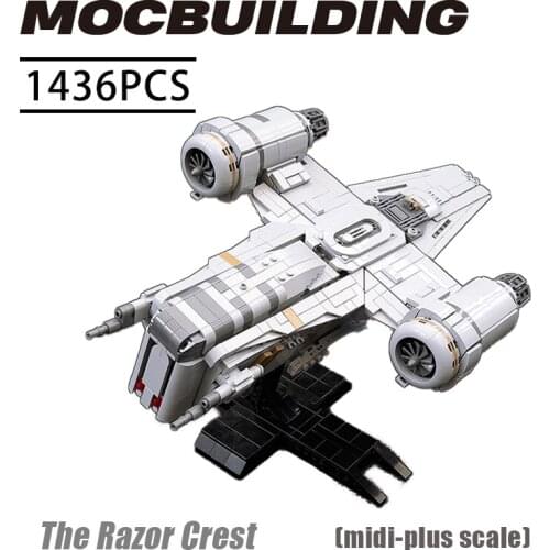 Star series Wars The Razor Crest Moc building blocks Spaceships Collection model Building block toy Kid Christmas gifts