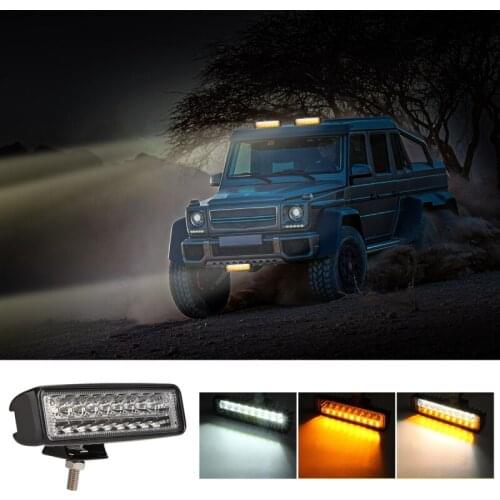 1pc 6 Inch Work Lights 60W 10-30V High Quality LED High Power Chip For Front Fog Lights, Driving Lamp For Truck SUV Offroad Spot