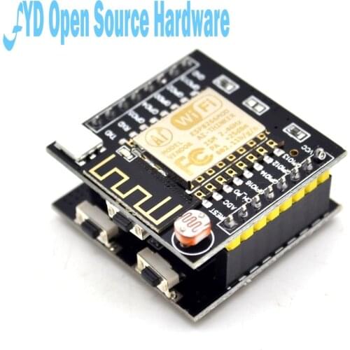 10pcs ESP8266 Serial WIFI Witty Cloud Development Board ESP-12F MINI Nodemcu CH340 Micro USB Module for arduino