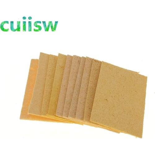 100pcs Replacement Sponges Soldering Iron Cleaner Solder Tip Cleaning Pad