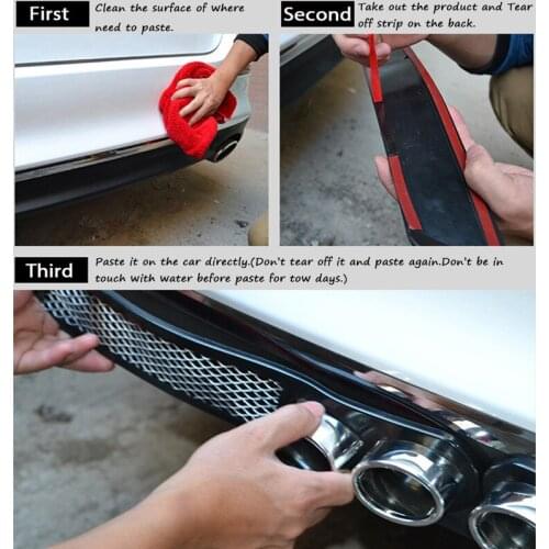 HO 3D Car Styling Automobiles Carbon Exhaust Stickers For Volvo xc60 s60 s80 s40 v60 v40 xc90 v70 xc70 v50 Accessories 2pcs