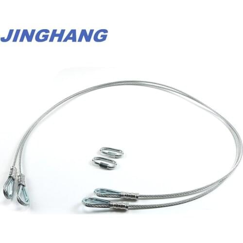 2 Pieces Replacement Cables Lift Cable For Gorilla Lift With EZ Spring Clips