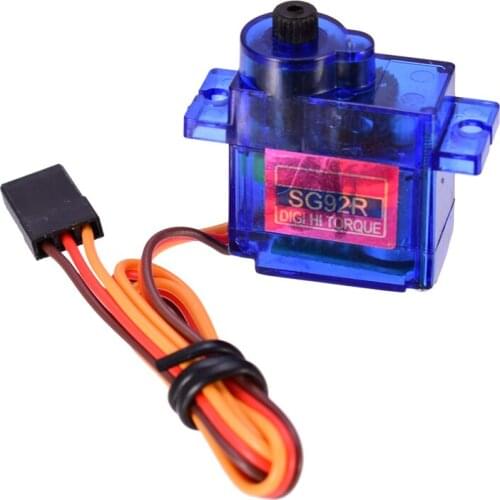 4pcs/lot SG92R Micro Digital Servo 9g for RC Airplane Helicopter Car Boat Robot Spare Part