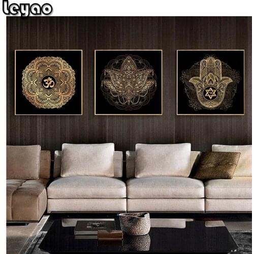 5D DIY Diamond Embroidery Islamic Muslim Religion Picture Full Diamond Painting Rhinestone Needlework Mosaic Wall Art Decor