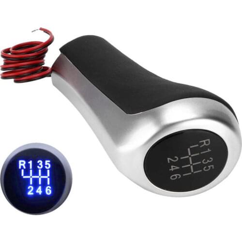 Manual gear shift car styling Car 6 Speed Gear Shift Knob Matte Style with Light Replacement for 5 Series E60 E61 E28 E34 E39