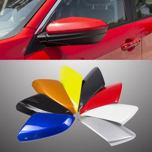 Car Outer Rearview Mirror Cover Housing Wing Door Side Mirror Cap for Honda Civic 2016 2017 2018 2019
