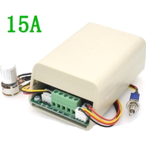 BLDC Three Phase Brushless Sensorless Motor Controller 15A Violent Explosive Fan Drive Modulation DC5-36V with shell