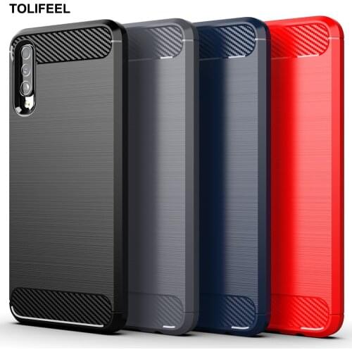 Carbon Fiber Case For Samsung Galaxy A10 A10E A10S A20 A20E A30 A40 A50 A60 A70 A80 A90 Soft Silicone Shockproof Phone Cover