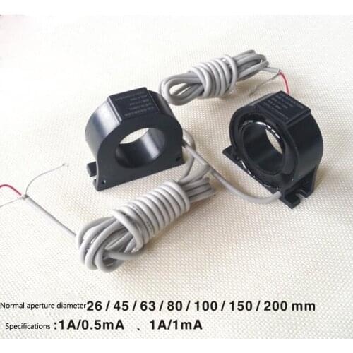 DL-LX26AL ~1A/0.5mA Zero sequence current transformer 2000/1 residual current detection, electrical fire monitoring