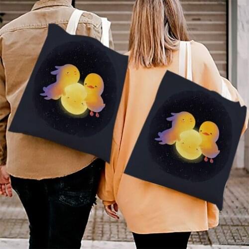 Cartoon duck travel womens bags cheap Home supplies Pouch Packaging bags Storage in the kitchen Bag for documents Bag for shoes