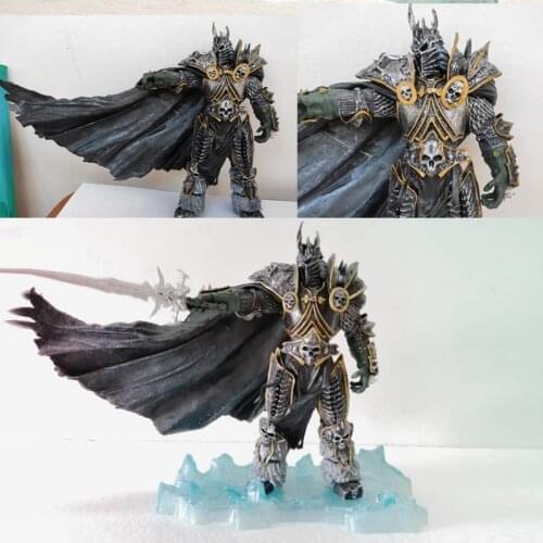 WOW Character Fall of The Lich King Arthas Menethil Action Figure Model Toy Gift 25CM