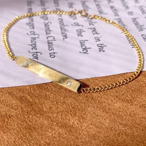 18K Import Solid Yellow Real Gold Jewelry(AU750)Women Chain Ins Style Couples Wedding Custom Made Suit Diamond Necklace Bracelet