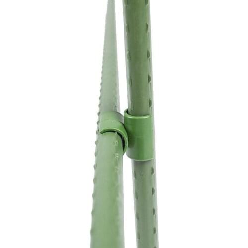 10 PCS Cross Plastic clips Plant support Fixed Connector Fastener Diameter Adjustable Gardening 8-20mm Pillars Agriculture Y9D0