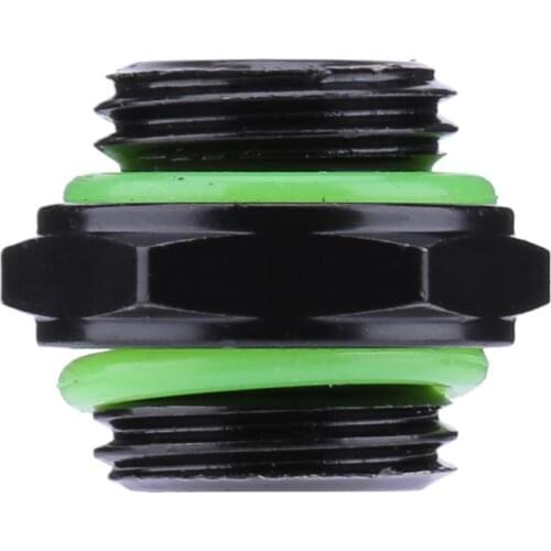 G1/4 Dual External Thread Tube Connector Brass 18 mm Straight Warp Water Cooler Accessories for Computer PC Water Cooling System