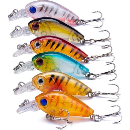 Hot 45mm/4g Minnow Lures CrankBait Floating Mini Wobblers Fishing Lure Set Artificial Bait Fake Fish Hard Lures Fishing tools