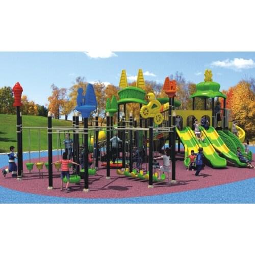 Multi-functional composite slide amusement combined outdoor playground for park OUT1638 with CE,TUV certificates