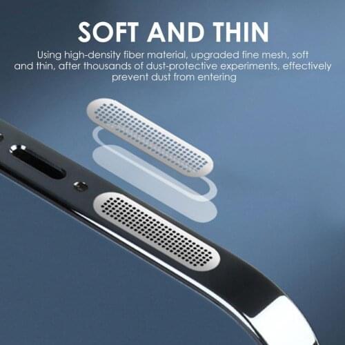 Soft And Thin Mobile Phone Dust Net With Special Liquid Pack For IPhone12 Speaker Net Not Affect Sound Dust-protective Film