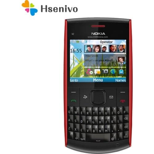100% Original Phone Nokia X2-01 Symbian OS X2-01 Computer Keyboard Mobile Phone Fashion Cell Phones refurbished
